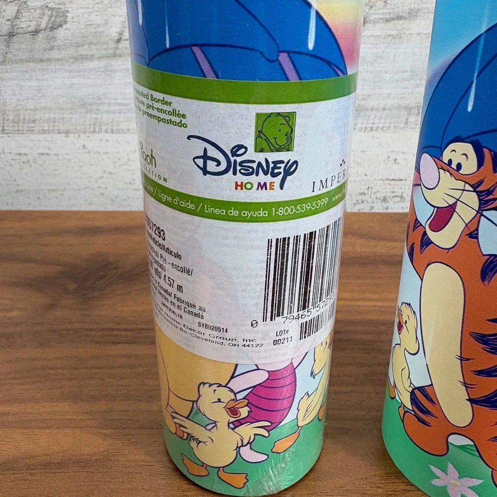 Winnie the Pooh & Tigger Wall Paper Border‎ Qty 2 5 Yd. Rolls  Lot #7057293